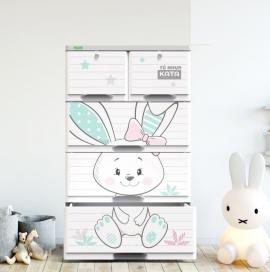 Tủ nhựa Kata 4 tầng thỏ